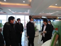 12月13日，市委書記王賀民蒞臨亞歐公司指導(dǎo)